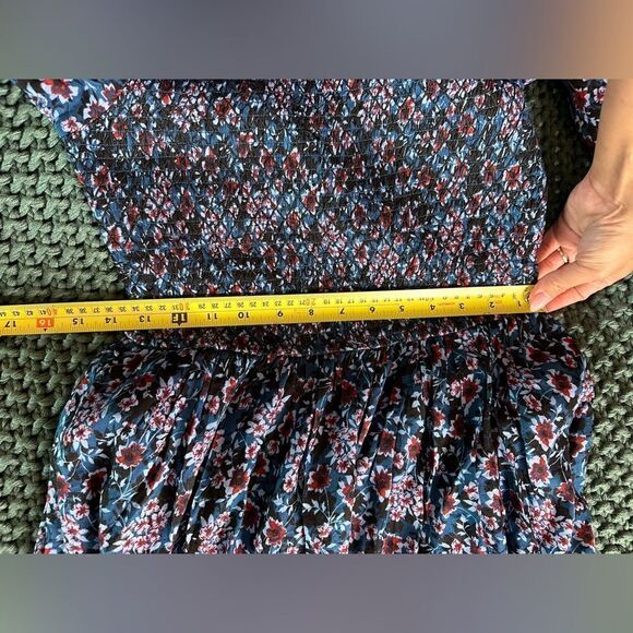 NWT Band of the Free - ROSELIN SAPPHIRE FLORAL LONG SLEEVE MAXI DRESS - Picture 7 of 9